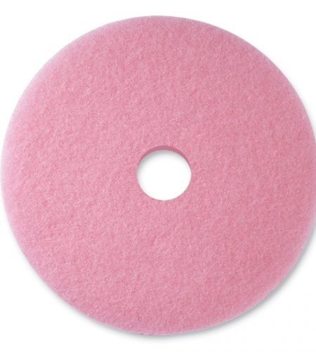 3M Series 3600 19" Pink High Speed Burnishing Pad