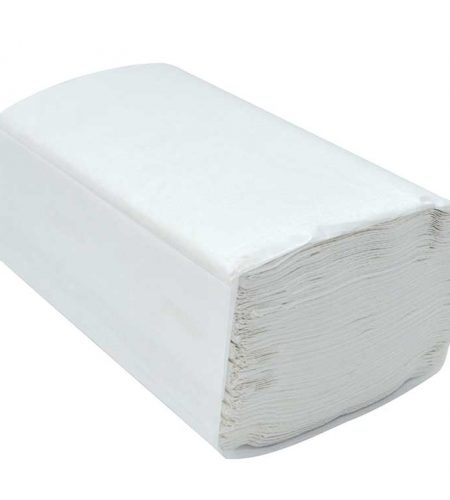 Papier A Mains Blanc Plis Simple DIAMOND 250 Feuilles X 9"